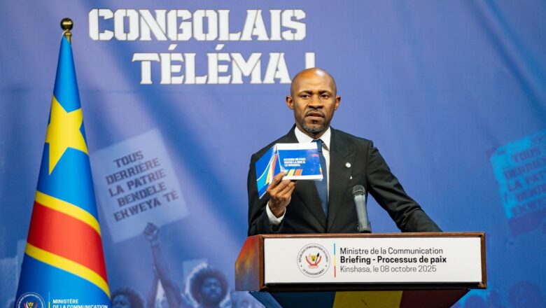 RDC:Cohérence stratégique du pays dans le Processus de Washington, la paix comme préalable à l’intégration économique régionale (Patrick Muyaya)