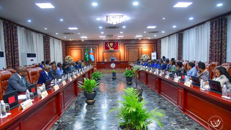 RDC:Le 63ᵉ Conseil des ministres sous la houlette de Félix Tshisekedi