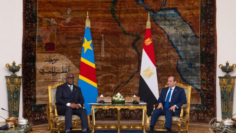 Égypte:Félix Tshisekedi au Caire sur invitation de son homologue Abdel Fattah Al-Sissi