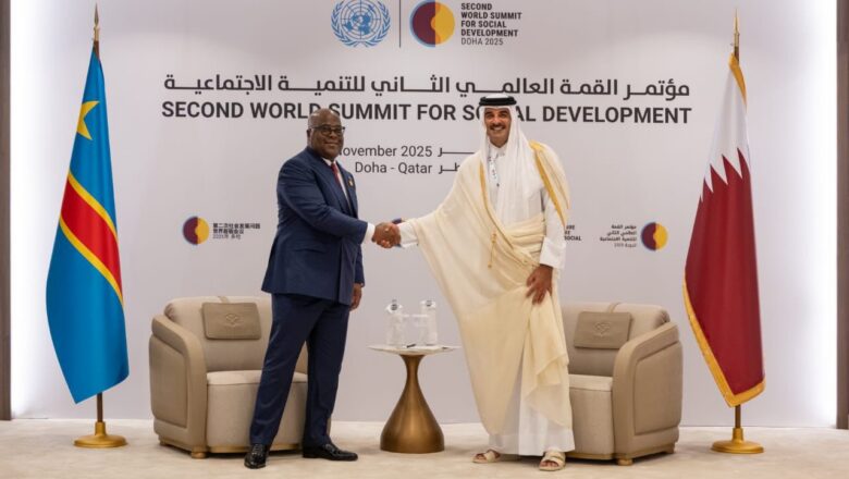 Qatar:Le Président de la République a été reçu par l’Émir du Qatar