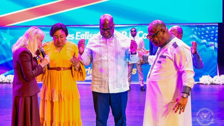 RDC:Félix Antoine Tshisekedi a participé à la clôture du sommet de prières patriotiques à Kinshasa