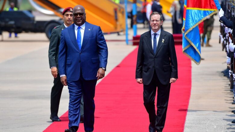 RDC:Le Président Israélien Isaac Herzog en visite de travail à Kinshasa