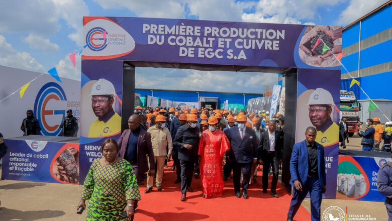 RDC:L’EGC S.A. lance la première production de cobalt et de cathodes de cuivre issues de l’artisanat minier 