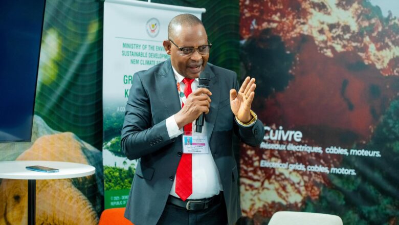 Brésil:COP30, Ferdinand Massamba Wa Massamba  présente la voie congolaise vers des emplois verts protecteurs et équitables