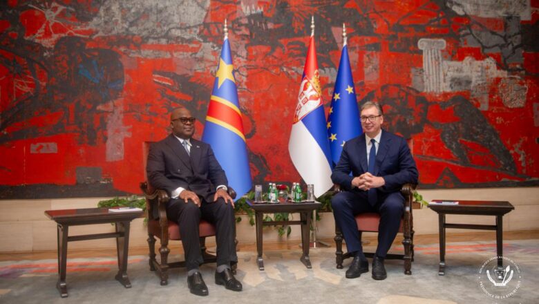 Serbie:Félix Tshisekedi et Aleksandar Vučić renforcent la coopération stratégique entre la RDC et la Serbie