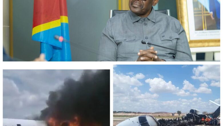 RDC:Louis Watum et toute la délégation du ministère des Mines ont survécu suite au crash du Jet de la compagnie angolaise après l’atterrissage à Kolwezi 