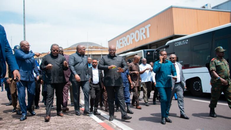 RDC:Le VPM Jacquemain Shabani en mission d’inspection à l’aéroport de N’djili pour faire appliquer l’Ordre opérationnel