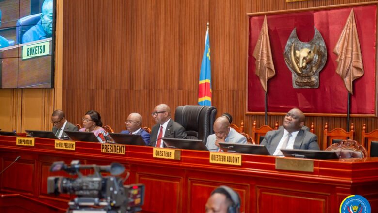 RDC:22 milliards de dollars américains déclare recevable au Sénat présenté par le VP Adolphe Muzito