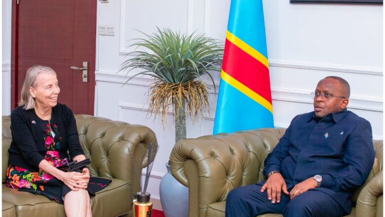 RDC:Lucy Tamlyn reçu par le VPM shabani, attend une réaction américaine face à la violation de l’accord de Washington par le Rwanda