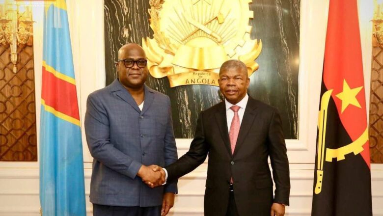 Angola:l’initiative du président João Lourenço en appui aux processus de paix de Washington et de Doha dixit Félix Tshisekedi 
