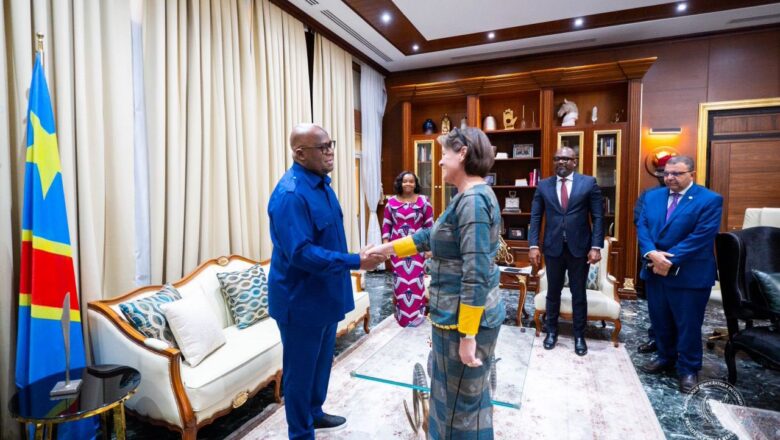 RDC:Question sécurité dans la partie Est du pays au centre d&rsquo;échanges entre Félix Tshisekedi et Vivian Van de Perre