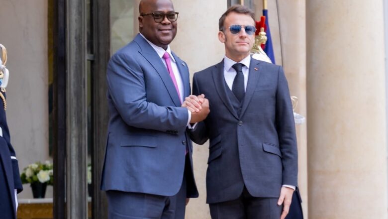 France:Félix Tshisekedi reçu à l’Élysée,Emmanuel Macron réaffirme son soutien à la souveraineté de la RDC