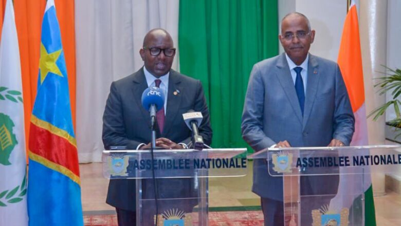 Côte d&rsquo;Ivoire:UPA, Sama Lukonde en mission parlementaire à Abidjan pour renforcer la coopération africaine