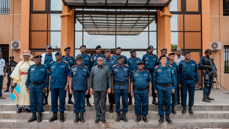 RDC:Modernisation de la PNC, Jacquemain Shabani s’engage à finaliser les travaux de l’Académie de Kimpoko