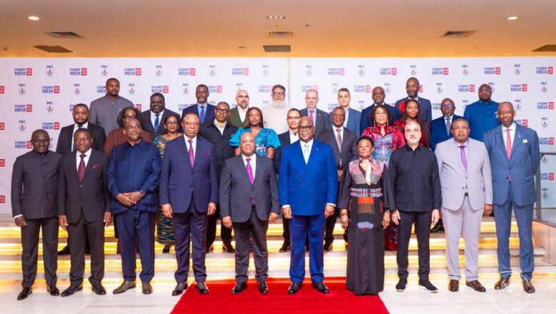 RDC: »climat des affaires, pilier d&rsquo;une économie compétitive formelle et inclusive »au centre d&rsquo;échanges de vœux entre Félix Tshisekedi et la FEC