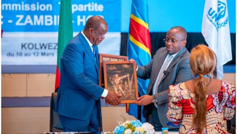 RDC:Rapatriement des réfugiés, Shabani Lukoo clôture la 9e Commission tripartite RDC-Zambie-HCR