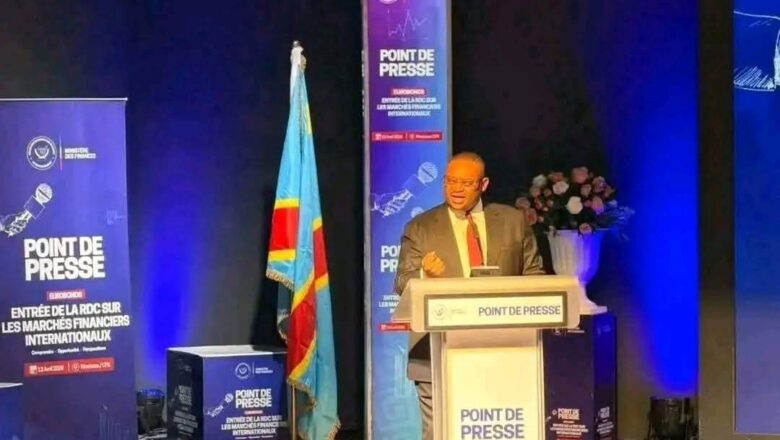 RDC:Doudou Fwamba Likunde met en avant la crédibilité retrouvée de la RDC après l’émission d’un Eurobond