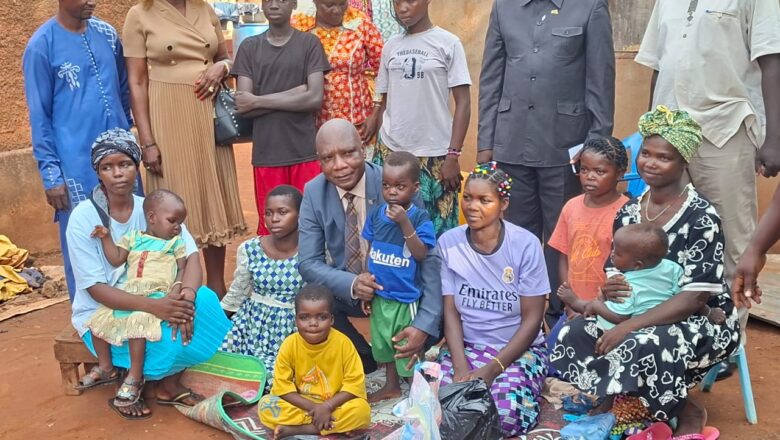 RCA:Mitima Bulinz Jean de Dieu apporte réconfort et assistance aux rescapées de la LRA en attente de rapatriement