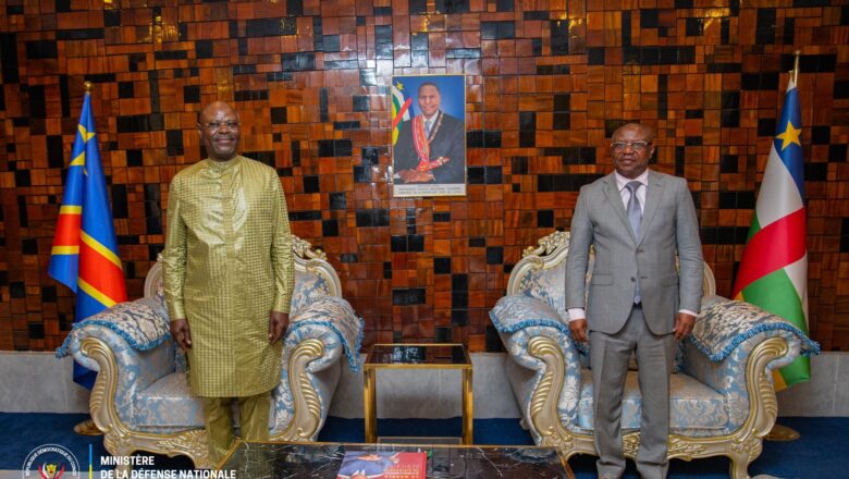 RCA:le VPM Guy Kabombo Muadiamvita en visite officielle à Bangui
