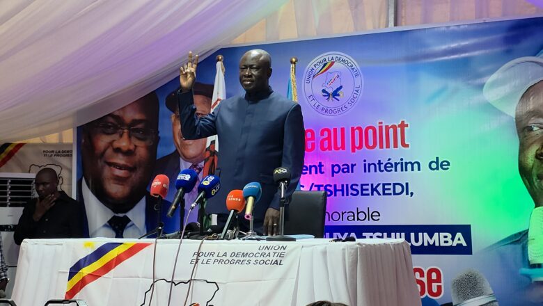 RDC:Augustin Kabuya contre-attaque et accuse l’opposition de manipuler l’opinion
