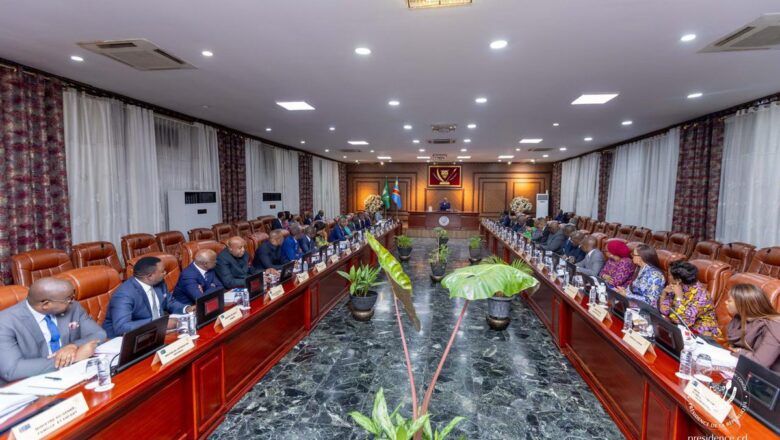 DRC:Security and Health Emergencies Dominate the 93rd Cabinet Meeting Chaired by President Félix Tshisekedi