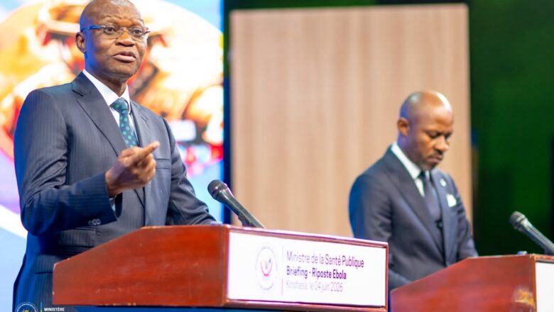 RDC:Riposte contre Ebola, Patrick Muyaya et Roger Samuel Kamba rassurent la population sur les avancées enregistrées