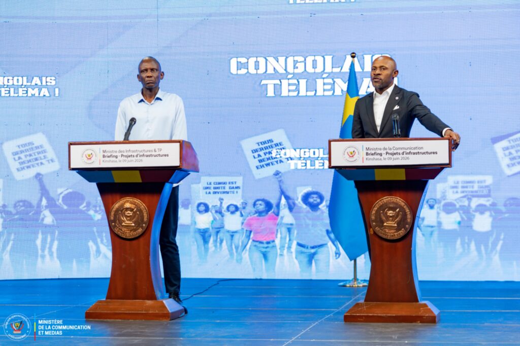 RDC:John Banza et Patrick Muyaya font le point sur les grands chantiers d’infrastructures du pays