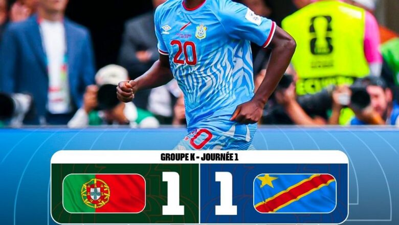USA:Coupe Du Monde 2026,la RDC arrache un précieux nul face au Portugal (1-1)