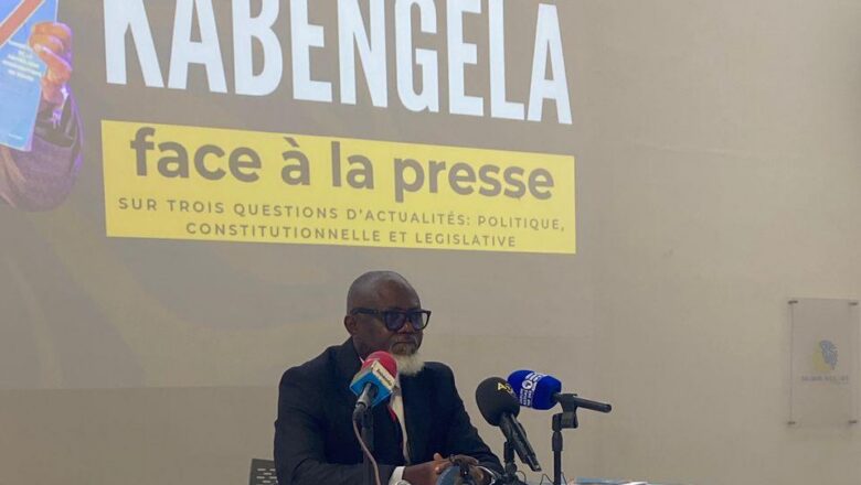 RDC:Jean-Marie Kabengela propose une « troisième voie » pour adapter les institutions sans réviser la Constitution