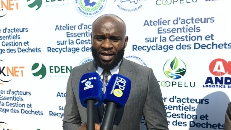 DRC:Arcel Ndandula Calls for a Waste Recycling Industry at the Launch of the Second Provincial Workshop