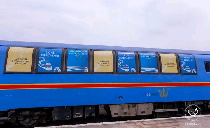 RDC:Félix Tshisekedi relance le trafic ferroviaire à Kinshasa après près de 15 ans d&rsquo;arrêt