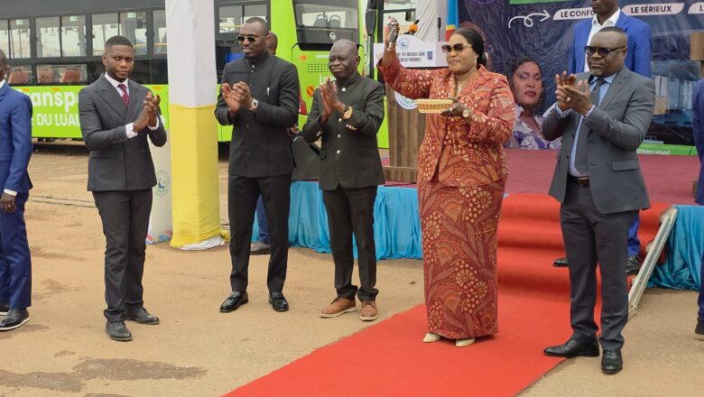 DRC:Fifi Masuka launches Lualaba Mobilité with 29 buses to strengthen public transport in Kolwezi