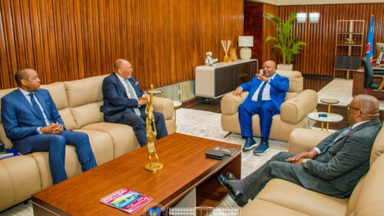 DRC-Belgium: Aimé Boji Sangara Meets Bertin Mampaka to Discuss Parliamentary Cooperation