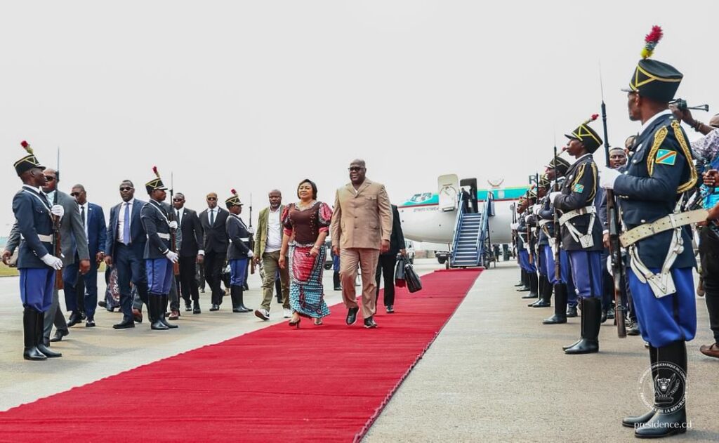 RDC:Félix Tshisekedi arrive à Mbujimayi pour une visite d’itinérance au Kasaï-Oriental