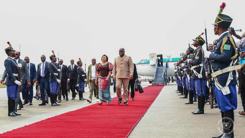 RDC:Félix Tshisekedi arrive à Mbujimayi pour une visite d’itinérance au Kasaï-Oriental