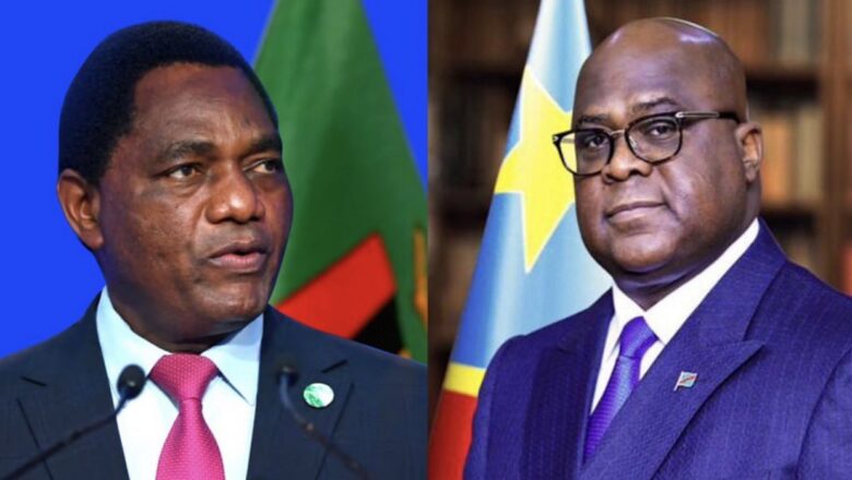 RDC-Zambie:À la suite de la proclamation des résultats de l’élection présidentielle du 13 août dernier en Zambie