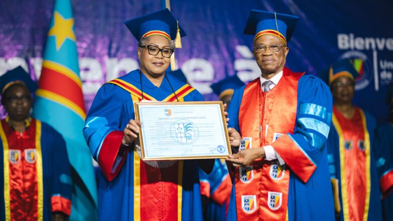RDC:Judith Suminwa reçoit un doctorat honoris causa de l’Université de Kinshasa
