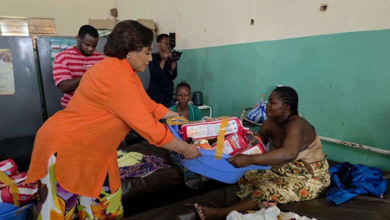 RDC:Denise Nyakeru Tshisekedi apporte un appui médical à l’hôpital Bonzola