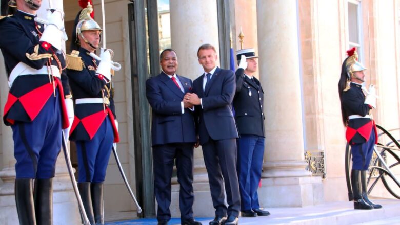 France:Denis Sassou-N’Guesso et Emmanuel Macron réaffirment le partenariat entre le Congo et la France