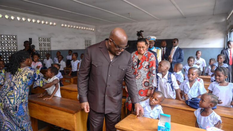 RDC:Rentrée scolaire 2026-2027, Félix Tshisekedi au contact des élèves à Kinshasa