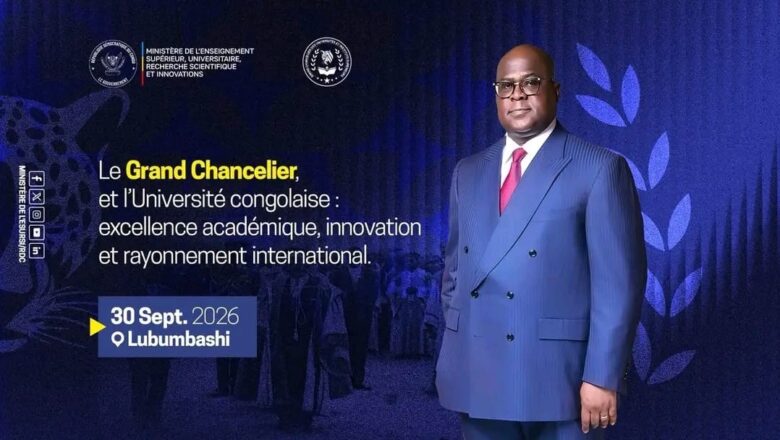 RDC:Tshisekedi recevra les insignes de Grand Chancelier des universités le 30 septembre