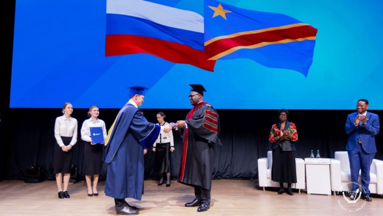 Russie:Félix Tshisekedi élevé au rang de Docteur Honoris Causa de l’Université Patrice-Émery-Lumumba