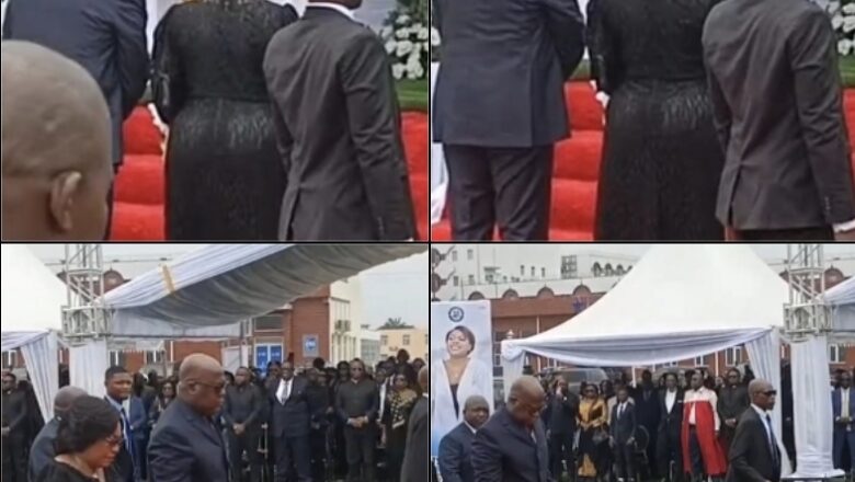RDC:Félix Tshisekedi prend part aux obsèques de Sarah Mbata à Kinshasa