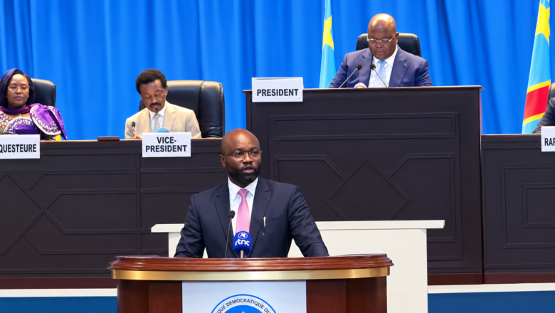 RDC:Patrick Matata intervient par une motion d’ordre lors du débat sur la reddition des comptes de l’État